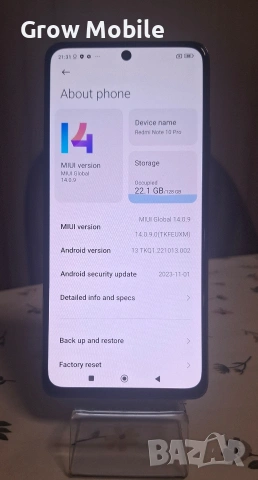 Xiaomi Redmi note 10 pro, снимка 3 - Xiaomi - 54585658