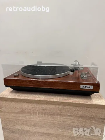 🔈Винтидж полуавтоматичен грамофон с ремъчно задвижване Akai AP-100C🔈, снимка 5 - Грамофони - 55452922