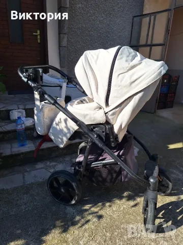 Бебешка количка 2 в 1 BeBe-Mobile Gusto , снимка 5 - Детски колички - 55511218
