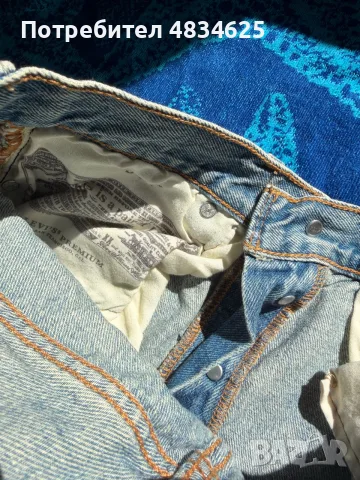 Levi's Premium 501 къси дънки - Размер 24" (XS) - Винтаж стил - Размяна възможна, снимка 9 - Къси панталони и бермуди - 55295834