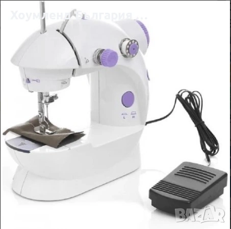 Мини шевна машина с педал, снимка 4 - Шевни машини - 54356589