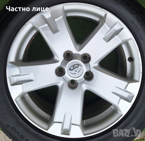 Продавам 4бр оригинални 18-ки джанти с летни гуми за Тойота Рав 4, снимка 2 - Гуми и джанти - 54205213