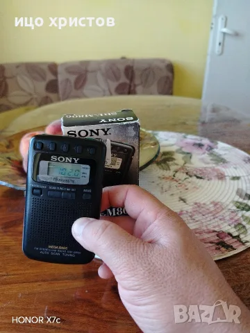 Мини радио SONY SRF-M806 AM-FM, снимка 3 - Радиокасетофони, транзистори - 55507400