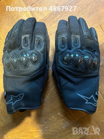 Ръкавици Alpinestars SMX-1 Drystar - Черни, размер L