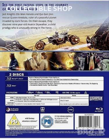 Star Wars l collectors edition Blu-Ray , снимка 2 - Blu-Ray филми - 48101340