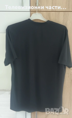 Мъжка тениска фланелка Adidas HF0126 , черно-бяла, размер мъжки XL , в отлично състояние, снимка 3 - Тениски - 54808368