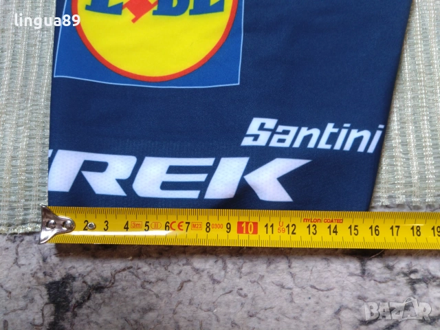 Вело клин с презрамки Santini Lidl Trek Women Race Bib Shorts, снимка 6 - Спортни екипи - 55153668
