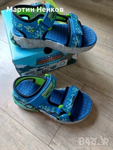 Сандали Sketchers Minecraft 30 номер, снимка 6 - Детски сандали и чехли - 54653607
