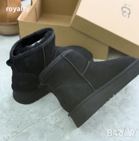 UGG Нови Черни Дамски Боти с Кутия ЮДжиДжи , снимка 5 - Дамски боти - 54397360