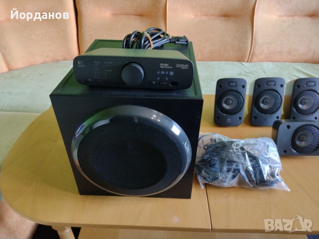 Аудиосистема от висок клас Logitech Z906 5.1 THX, снимка 2 - Аудиосистеми - 54007746