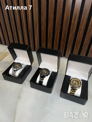 Winner - луксозен мъжки мъжки автоматичен часовник с видим механизъм, снимка 13 - Мъжки - 54166608