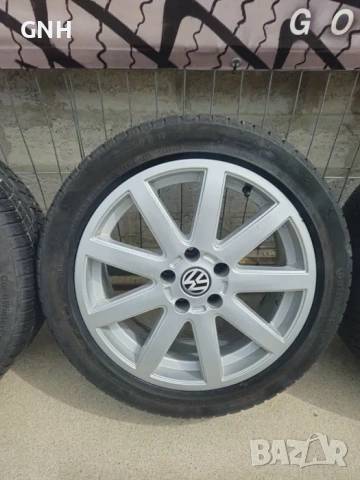Джанти Dezent 17 цола 5х112 , 7j , et20 , 225/55/17 Audi , Vw , Skoda, снимка 4 - Гуми и джанти - 54527788
