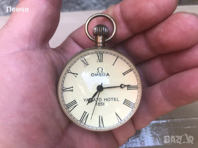 стара репродукция на "OMEGA" - сфера, кристална топка, снимка 3 - Антикварни и старинни предмети - 55665470