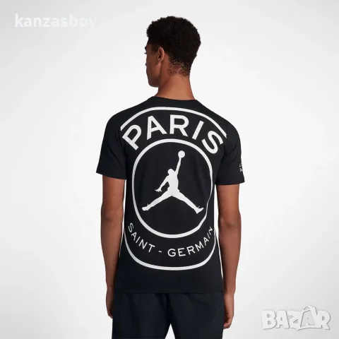 Jordan x Paris Saint-Germain Logo T-shirt - мъжка тениска р-р XS
