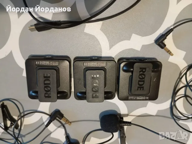 Продавам микрофончета с предавател RODE, снимка 3 - Микрофони - 55465286