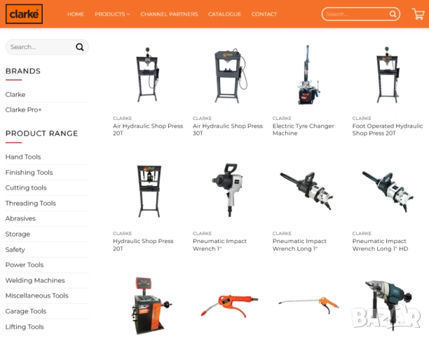 Оригинал CLARKE Английски КЛЕЩИ 355мм за ФИЛТРИ Ø60-120мм и Тръби Скоба Раздвижен Тръбен Ключ БАРТЕР, снимка 4 - Клещи - 53955341