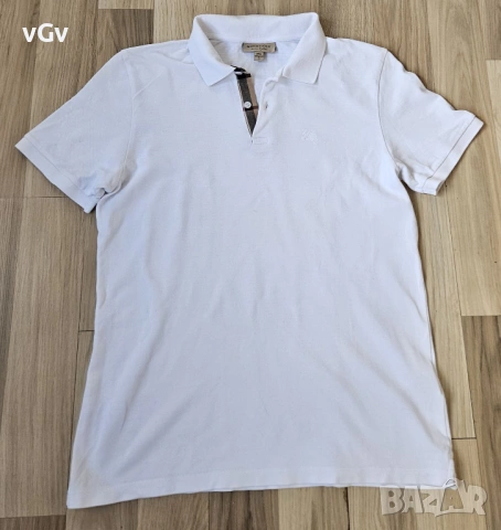 Мъжка тениска Burberry polo - M , снимка 2 - Тениски - 54165011