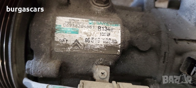 Компресор климатик 96 519 109 80 Peugeot 207 KFU 1.4 16V, снимка 4 - Части - 55188981