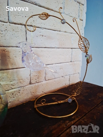 Декорация "Пиленце на стойка", снимка 3 - Арт сувенири - 53474551