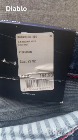 дънки Tommy Hilfiger 29 32 Нови, снимка 6 - Дънки - 55389226