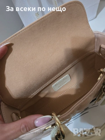 Dior D-Joy Дамска Розова Чанта От Агнешка Кожа Код Brand Luxury Fashion5, снимка 7 - Чанти - 54953084