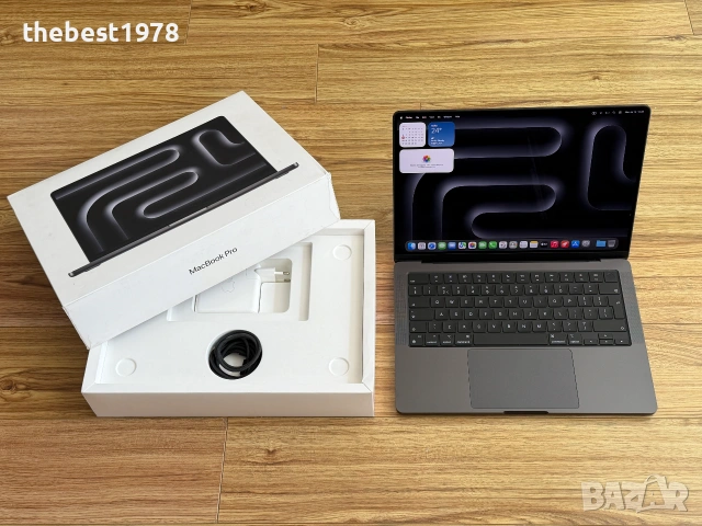 MacBook Pro 14`M4 Pro/14 CPU/20 GPU/24GB RAM/1000GB SSD/Гаранция/Батерия 100%/Space Black