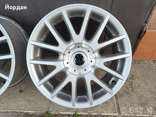 ОРИГИНАЛНИ алуминиеви джанти 17' 5x112 57,1 ФОЛКСВАГЕН GOLF 5 GT / VOLKSWAGEN TOURAN JETTA CADDY, снимка 10 - Гуми и джанти - 55102559