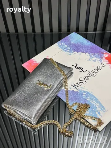 Yves Saint Laurent Нова Дамска Кожена Чанта Различни Цветове YSL, снимка 8 - Чанти - 55338970