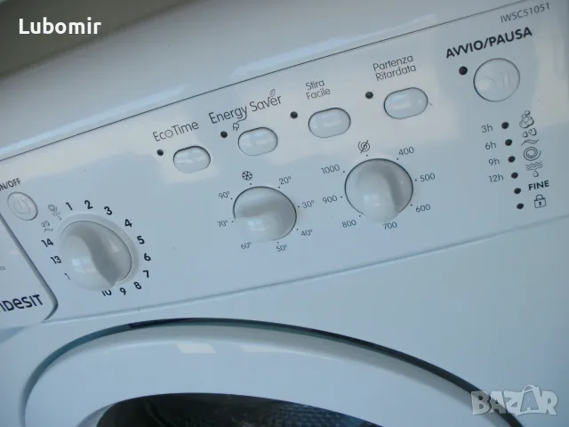 Пералня 5 кг - Indesit !, снимка 6 - Перални - 55681465