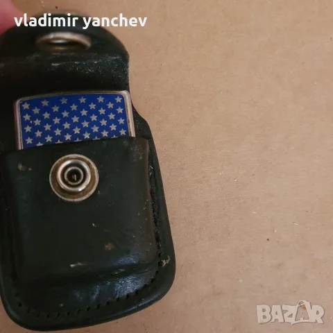 запалка зипо с кожен калъф, снимка 6 - Запалки - 54165811