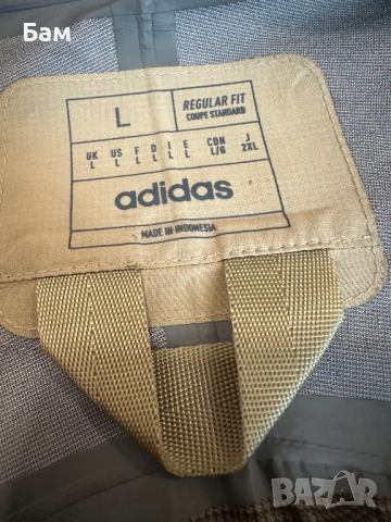 Оригинално мъжко водонепромокаемо яке Adidas Terrex RainRdy размер Л, снимка 10 - Якета - 54838573