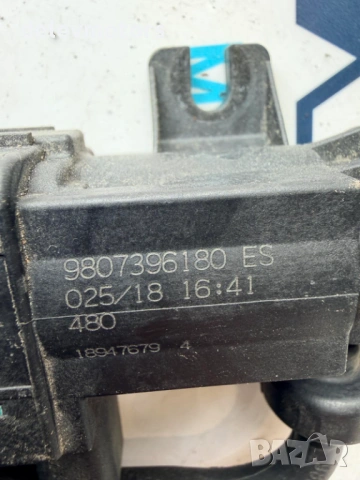9807396180 N75 клапан за турбо от Citroen C4 1.2 T, 110 к.с., 5 скорости 2018 г., Ситроен Ц4 1.2 Т, 