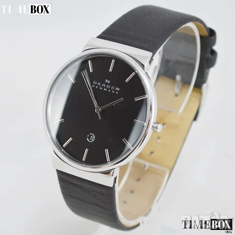 Skagen Ancher Refined Black Leather SKW6104