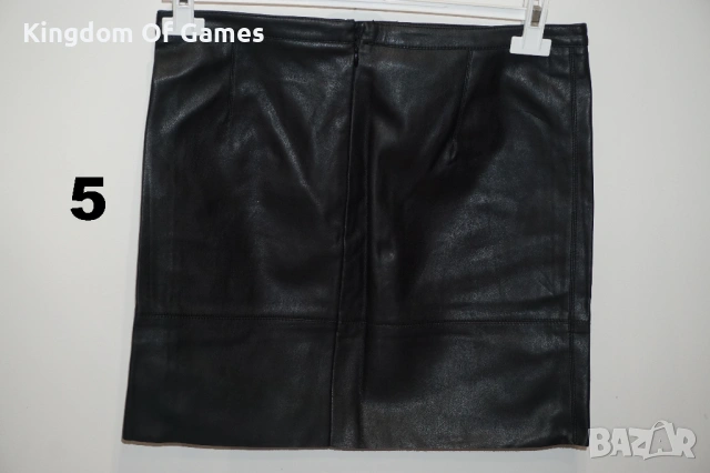 Лот от 10 Кожени Поли от Естествена и Изкуствена кожа Sara Kelly/Zara/H&M/TopShop/BikBok, снимка 8 - Спортни дрехи, екипи - 54482525