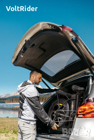 Сгъваемо електрическо колело HillMiles MilePort 1 500W 36V 13Ah, снимка 7 - Велосипеди - 54248516