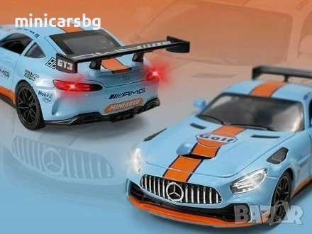 Метални колички: Mercedes-AMG GT3, снимка 5 - Колекции - 54903059