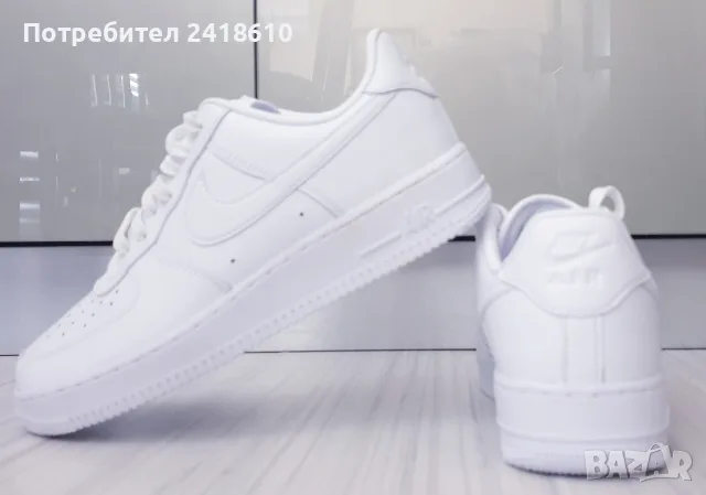 Nike Air Force 1 Fresh White  Mens Size 42/26.5  UK 7.5 US 8.5 НОВО!ОРИГИНАЛ! Мъжки Кецове