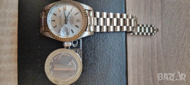 ROLEX  дамски часовник. Позлатен