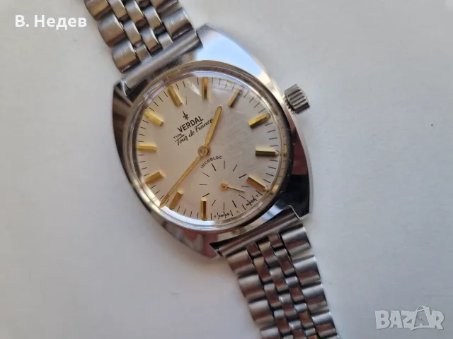 VERDAL Tour de France, cal. UT 6325, wehrmachtswerk, ръчно навиване, НОВ!, снимка 2 - Мъжки - 55486157