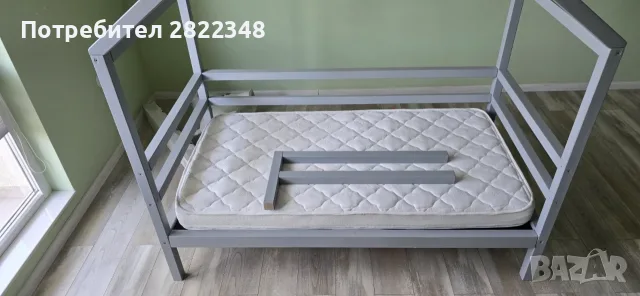 Детско легло с матрак, снимка 2 - Мебели за детската стая - 55391375