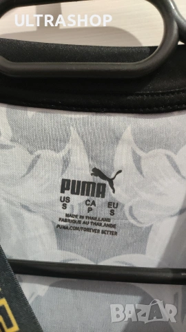 Фен футболна фланелка Puma x Italy x Versace size S, снимка 2 - Футбол - 54647403