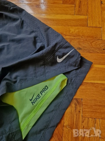 Страхотни мъжки къси шорти с клин NIKE размер 2ХL , снимка 3 - Къси панталони - 55267781