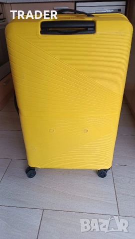 Куфар American Tourister Airconic на 4 колела 67см жълт, снимка 3 - Куфари - 27544104