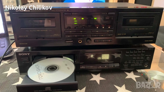 Pioneer-CT W410R/Sony-CDP-211, снимка 2 - Декове - 54854025