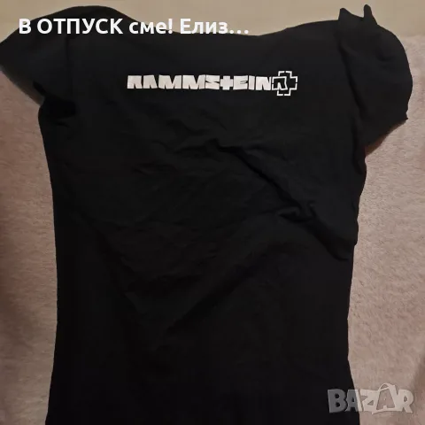 Тениска дамска оригинал.лицензна RAMMSTEIN, снимка 3 - Тениски - 55327466