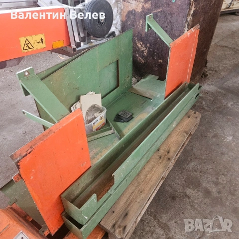 гръцки автоматичен циркуляр с подрезвачи,дължина на ряза 3600мм.ширина на ряза 1200мм., снимка 12 - Други машини и части - 54215501