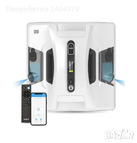 Робот за почистване на прозорци Hobot, снимка 3 - Друга електроника - 55582000