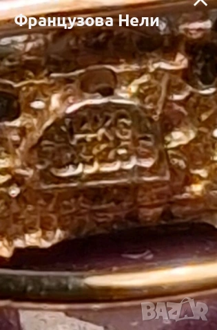 Пръстен с рубин и диаманти, снимка 5 - Пръстени - 53978399