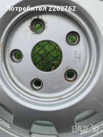 Джанта Audi 5x112 15-ка за платформа , снимка 9 - Ремаркета - 54012823