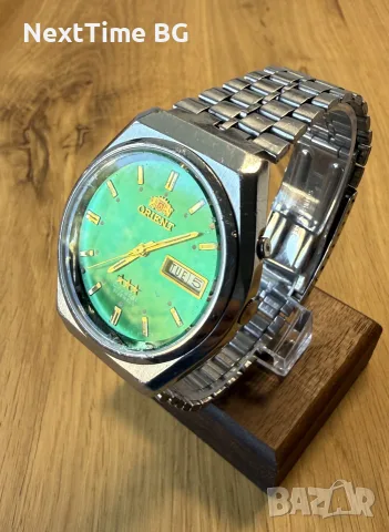 винтидж механичен мъжки часовник orient automatic с рядък цифер, снимка 2 - Мъжки - 55673720